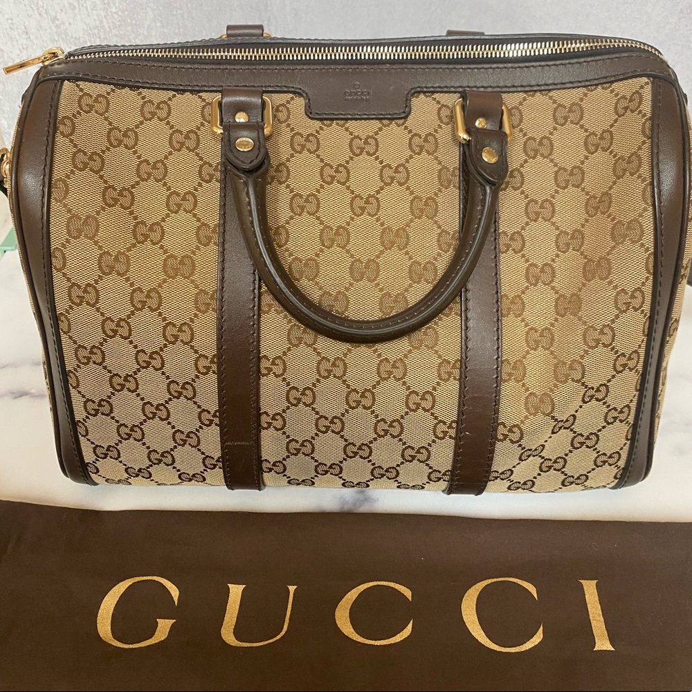 Gucci GG supreme joy Boston bag